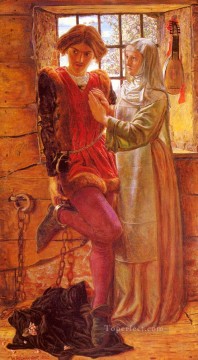 William Holman Hunt Painting - Claudio e Isabel el británico William Holman Hunt